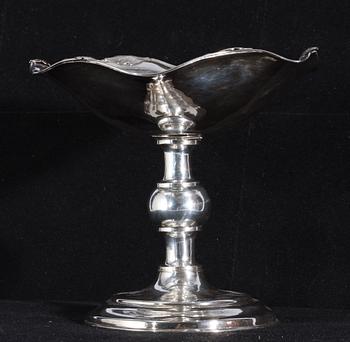 UPPSATSSKÅL, silver, nyrokoko, 1868.