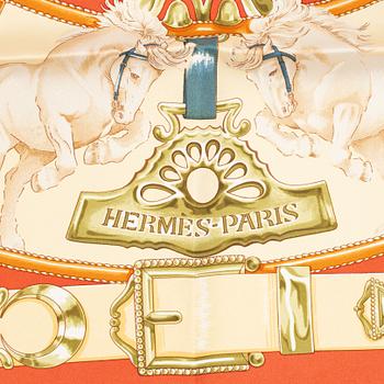 Hermès, scarf, "Chevaux de Trait".