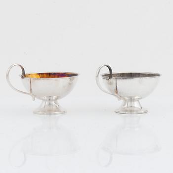 Punchmuggar, 12 st, silver, Cesons, Göteborg 1974 samt 1995.