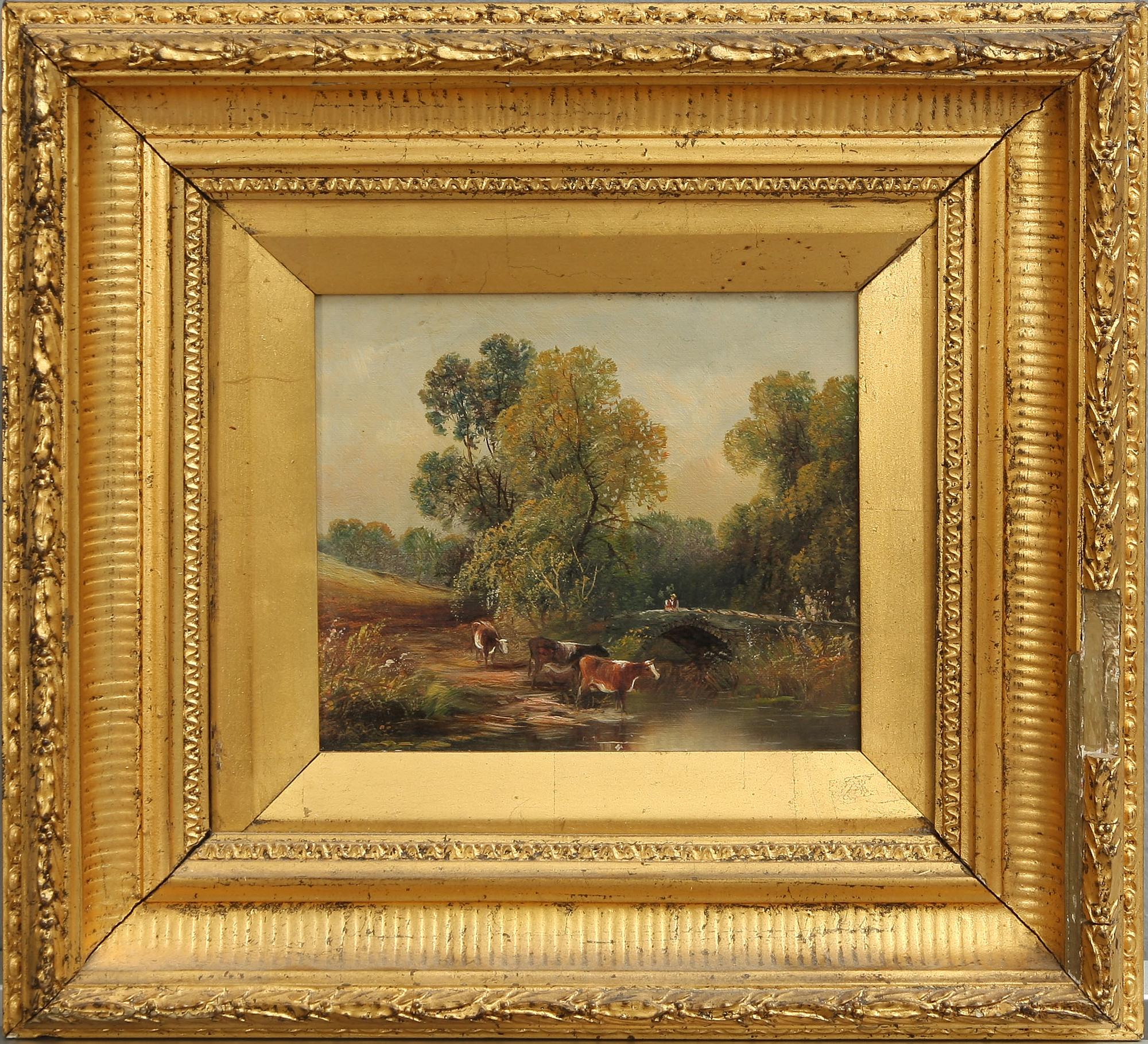 OKÄND KONSTNÄR, ett par. England, bär sign, 1800-talets slut.
