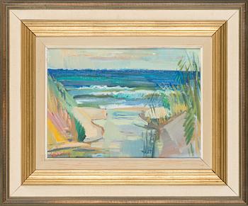 Gerhard Wihlborg, oil on board, signed.
