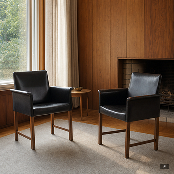 Hans Olsen, Armchairs, a pair, CS Furniture, Denmark, 1960s.