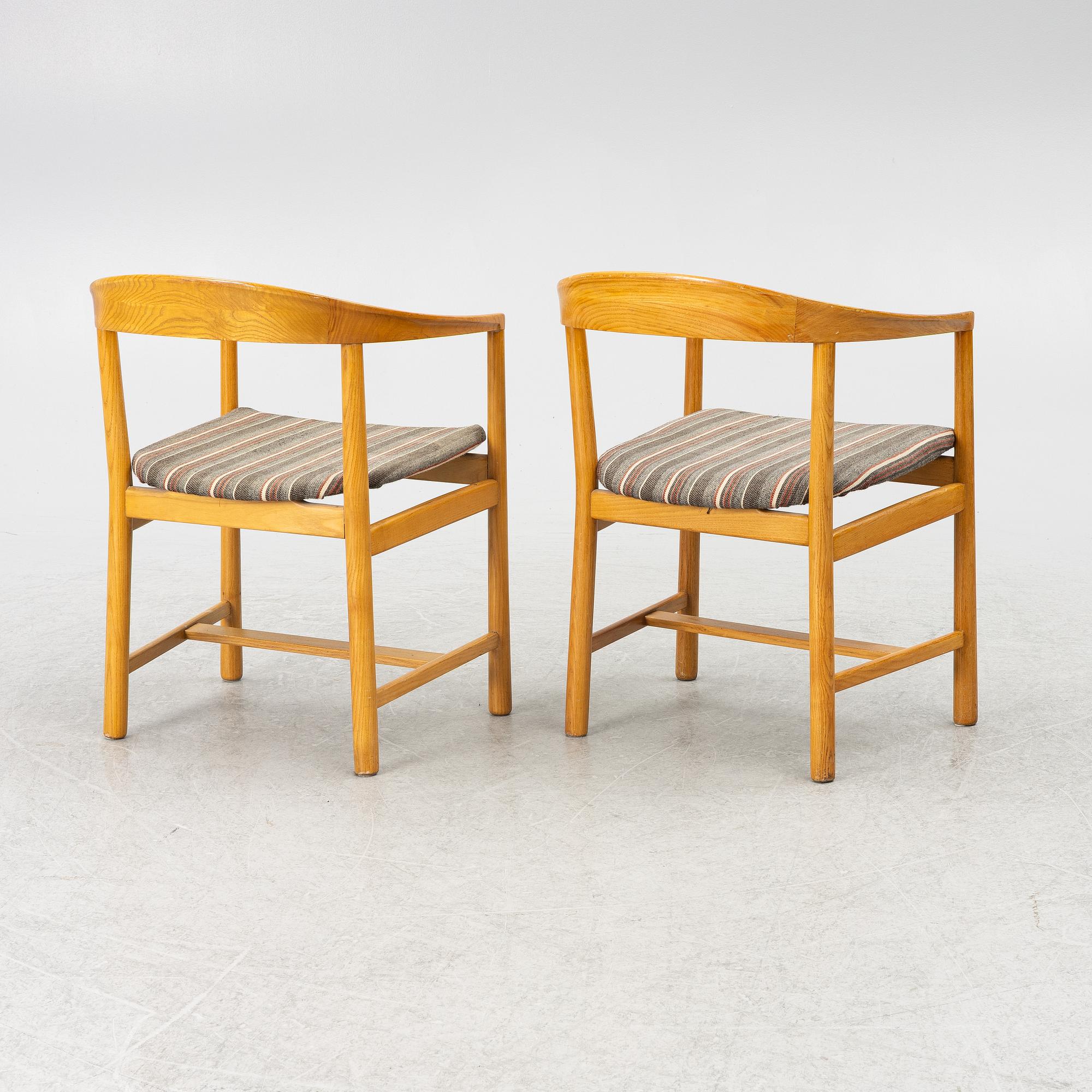 Carl-Axel Acking, karmstolar, ett par, "Tokyo", Triva-serien, Nordiska Kompaniet.