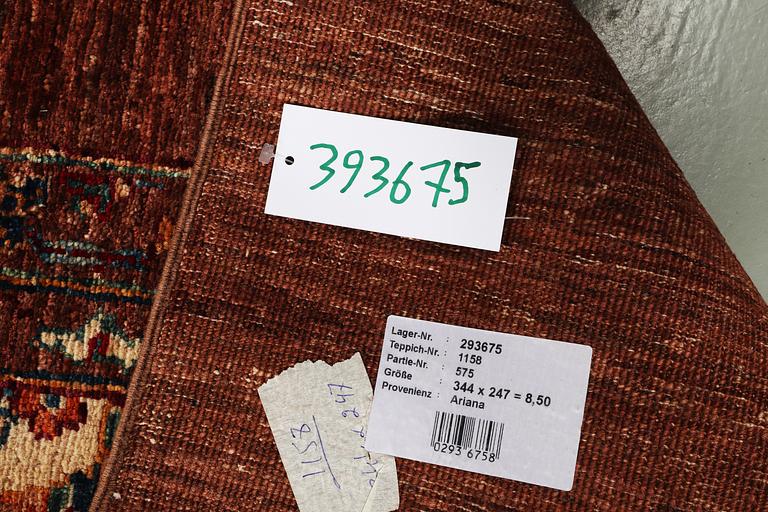 A carpet, Ziegler design, ca 344 x 247 cm.