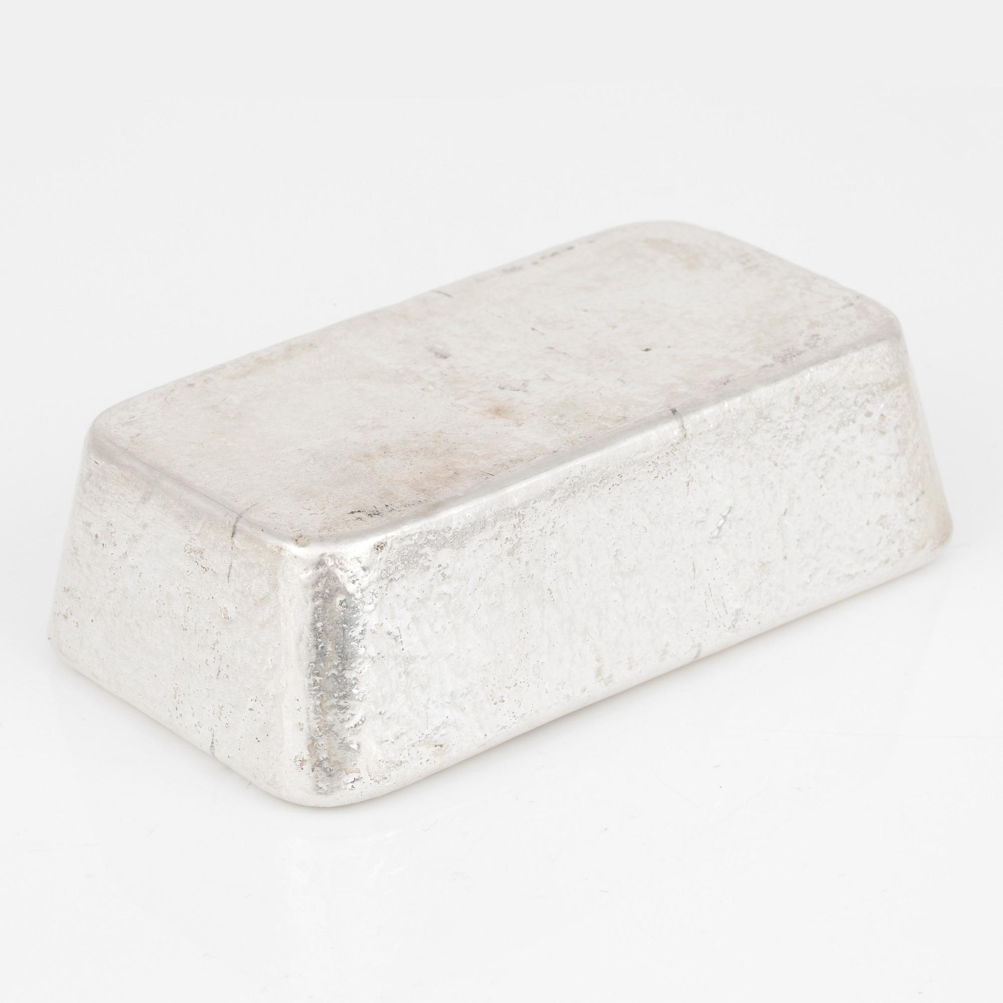 SILVERTACKA, silver, Degussa, Tyskland. Vikt 1000 gram.