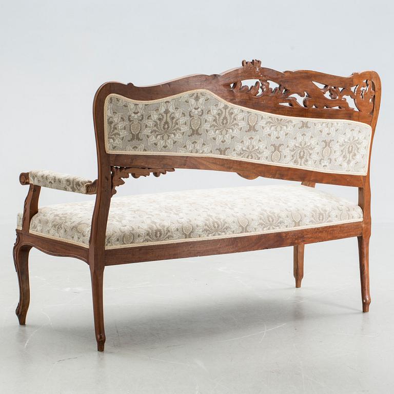 SALONGSGRUPP, 7 delar, tidigt 1900-tal.