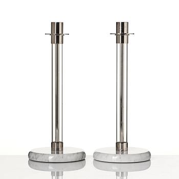 Tecnolumen, a pair of 'Bauhaus Sabbath' candlesticks, model SL30.