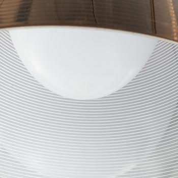 Philippe Starck, ceiling lamps, a pair, "Ktribe S3", Flos, designed in 2005.