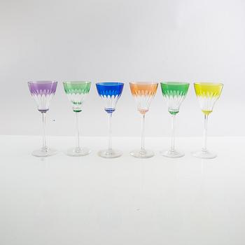 Wine glasses 12 pcs Kosta Boda first half of the 20th century.