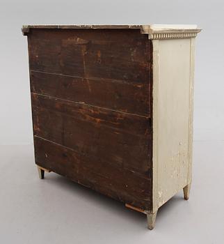 CHIFFONJÉ, sengustaviansk, omkring år 1800.