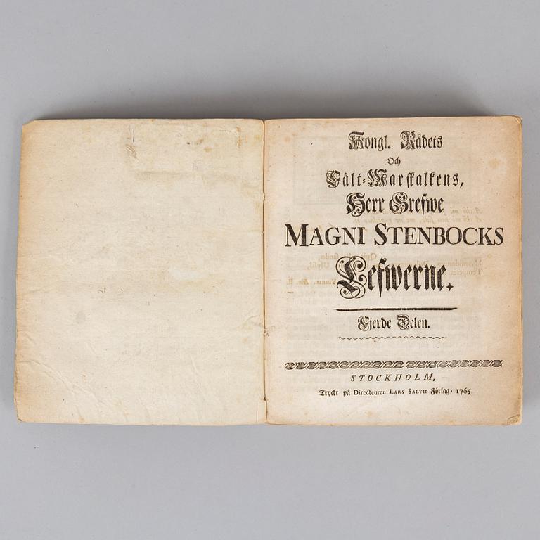 Stenbock’s biography, 1757-65.