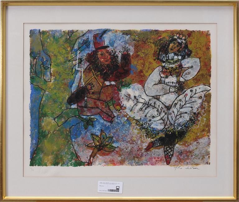 THEO TOBIASSE, litografier, 4 st, sign o numr 152/350. Editionsstämpel Galerie Börjeson.