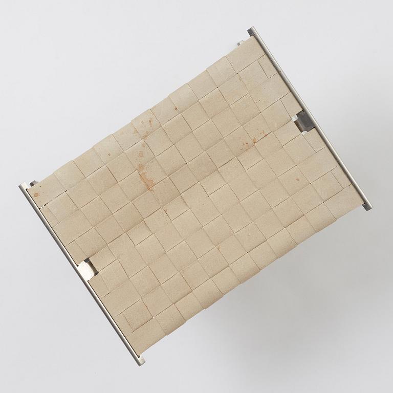 Preben Fabricius & Jørgen Kastholm, taburett, modell "4391", Bo-Ex, Danmark, tidigt 1960-tal.