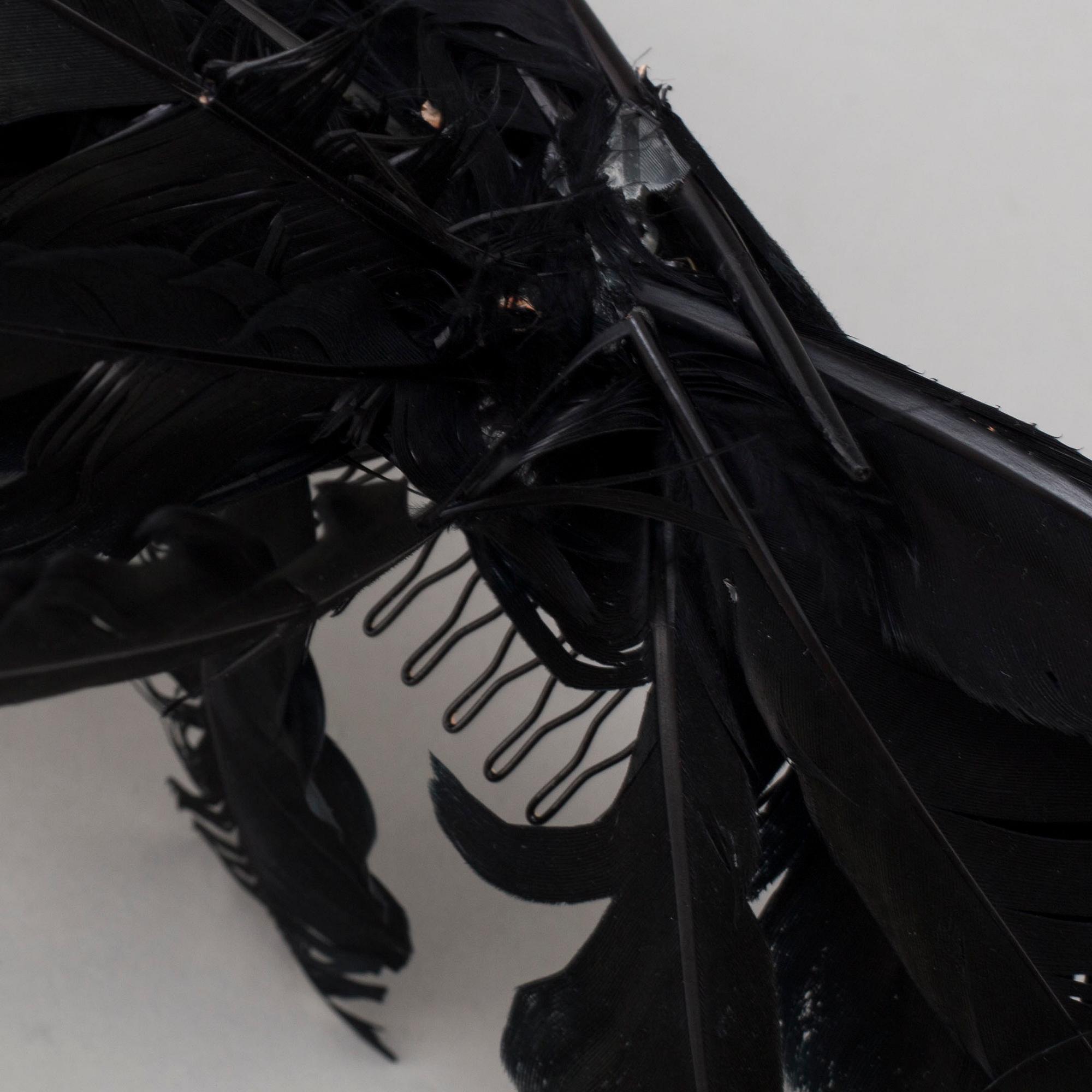 ANN DEMEULEMEESTER, headdress.