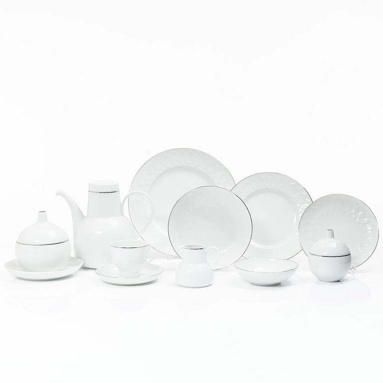 Björn Wiinblad, A 116 piece "Lotus" service, Studio Line, Rosenthal, Germany.
