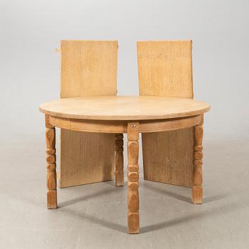 Dining table Denmark, second half of the 20th century.