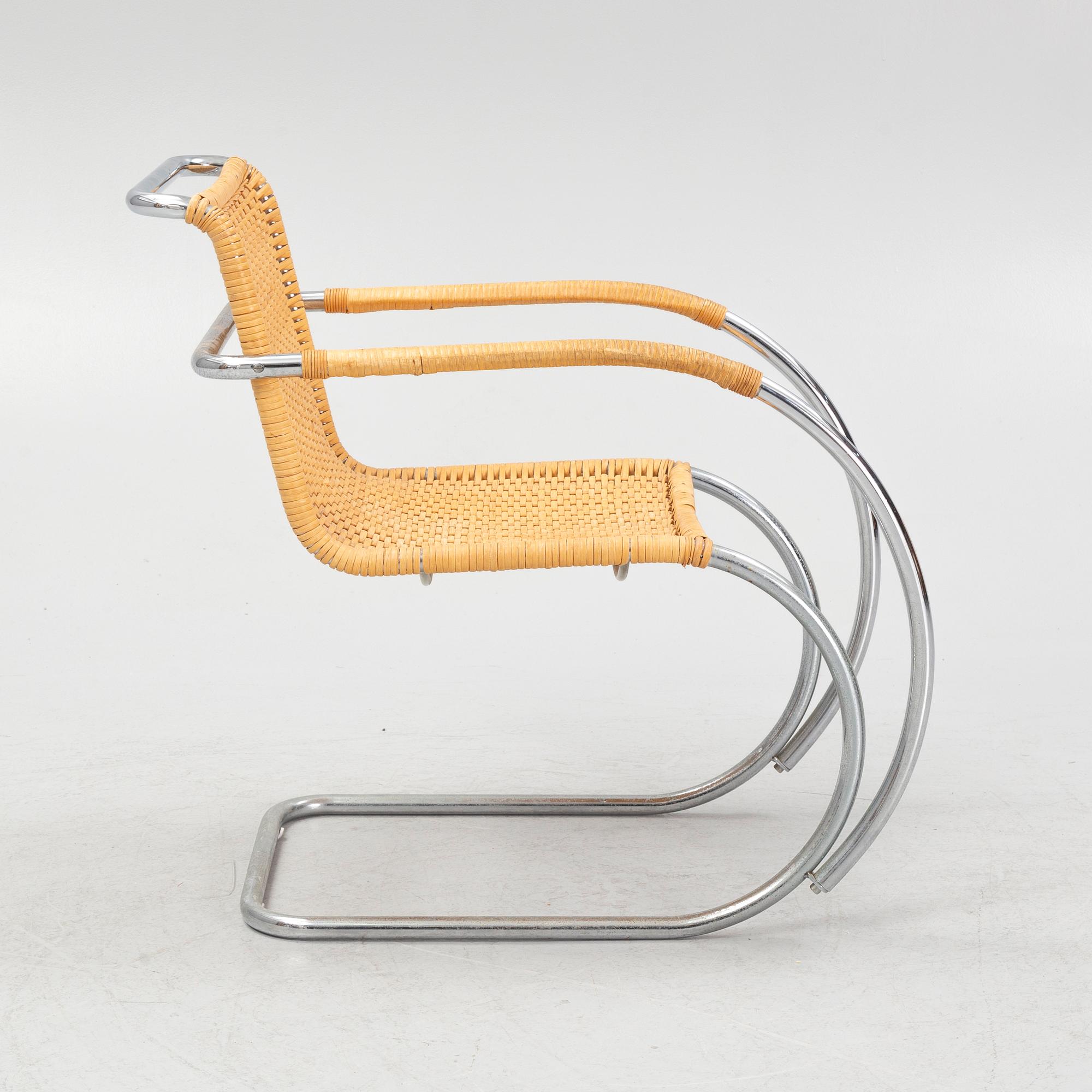 Ludwig Mies van der Rohe, armchair, "MR20", Thonet.