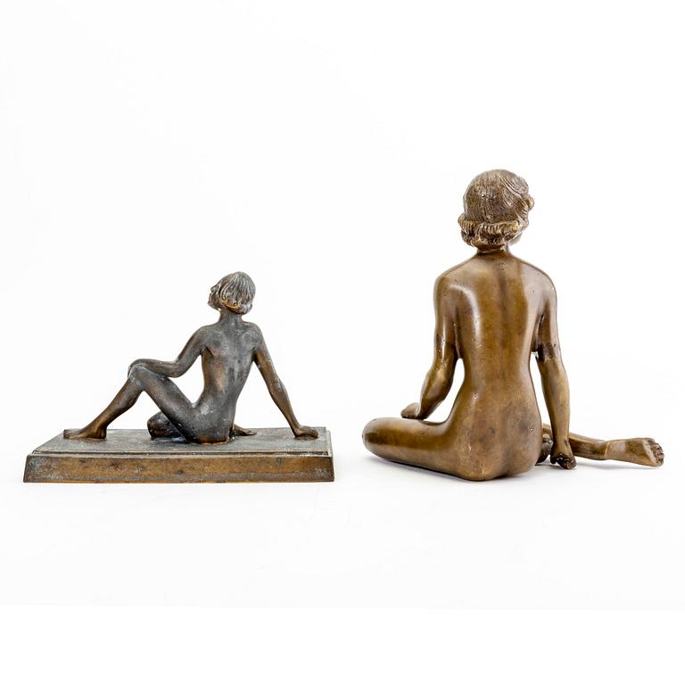 Figurines, 7 pcs, art deco.