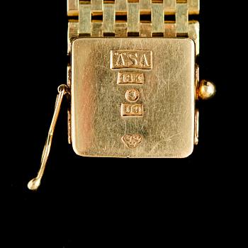 HERRARMBANDSUR, 18 k, Omega, Genève. Vikt m urverk ca 76 g.