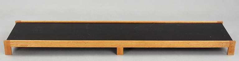 A Torsten Johansson bench with a chair and a table, A.J Iversen, Danmark 1953.