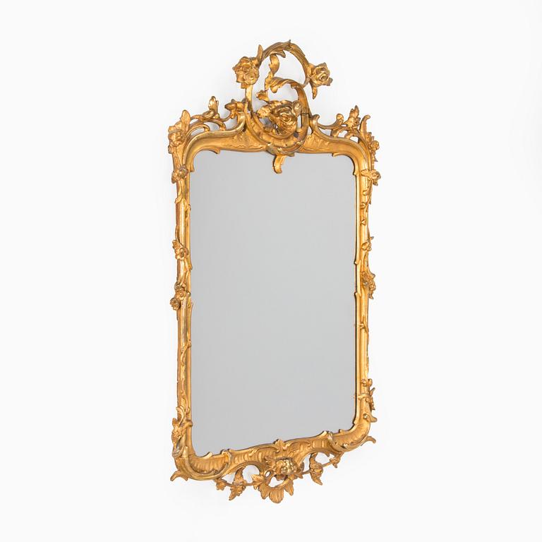 Mirror, Rococo style, second half of the 19th century.