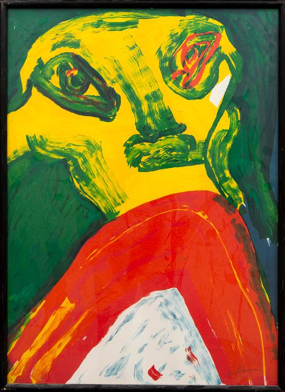 Bengt Lindström, lithograph in colours signed and numbered 62/200.