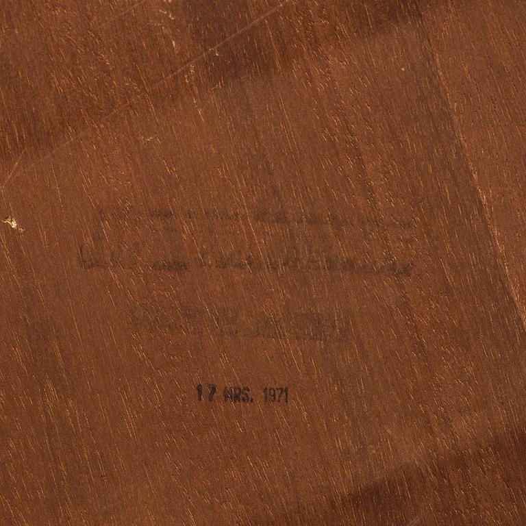 Karl Erik Ekselius, a dining table, J.O Carlssons Möbel AB, Vetlanda, Sweden 1971.