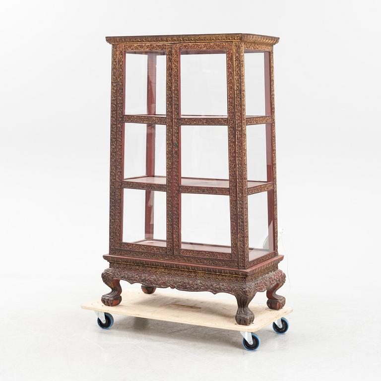 Display cabinet Southeast Asia 20th century.
