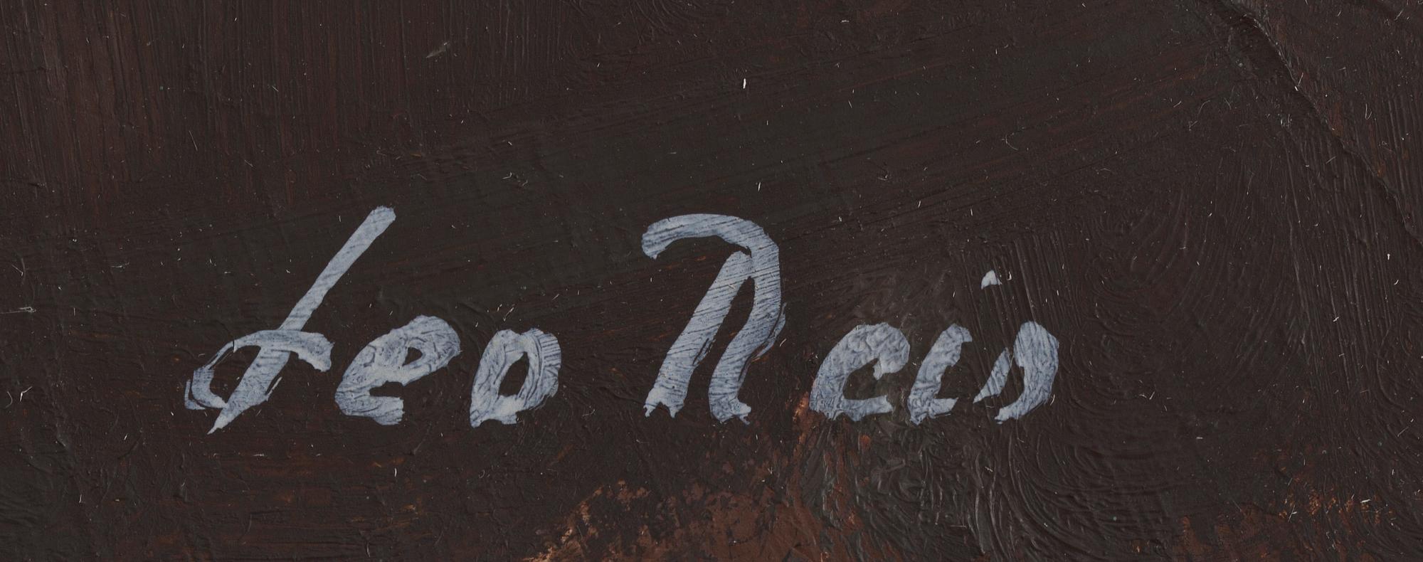 LEO REIS, olja på duk, signerad.
