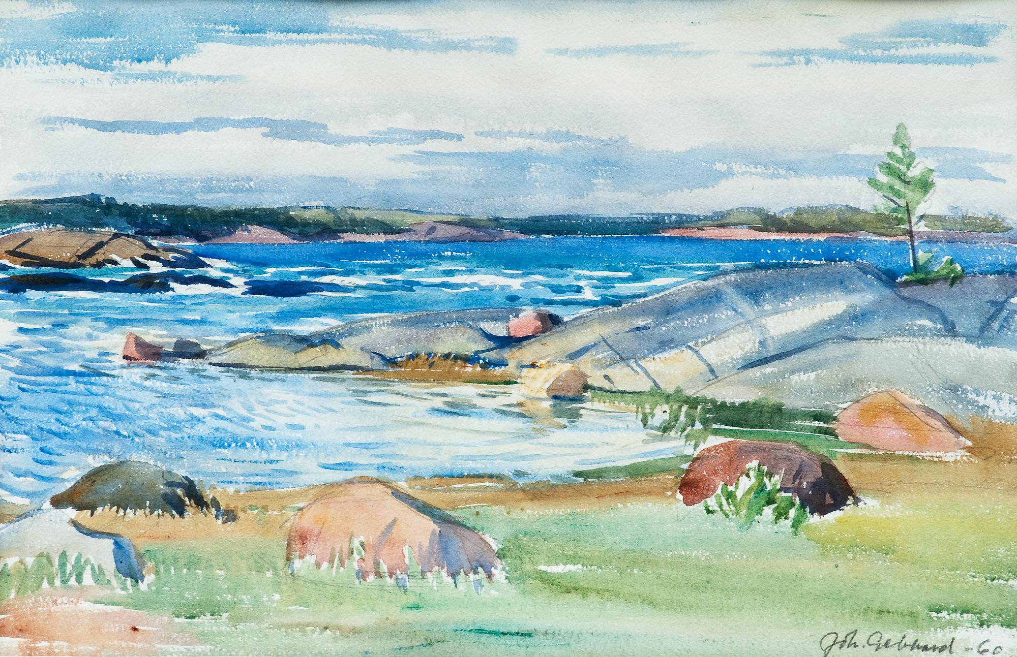 Johannes Gebhard, SKÄRGÅRDSLANDSKAP.