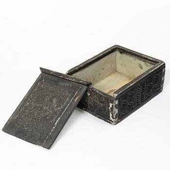 Ljuslåda, Allmoge, Småland/Västergötland, 17-/1800-tal.