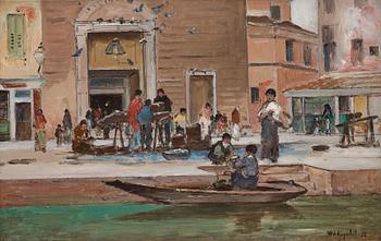 658. Wilhelm von Gegerfelt, Torg i Venedig.