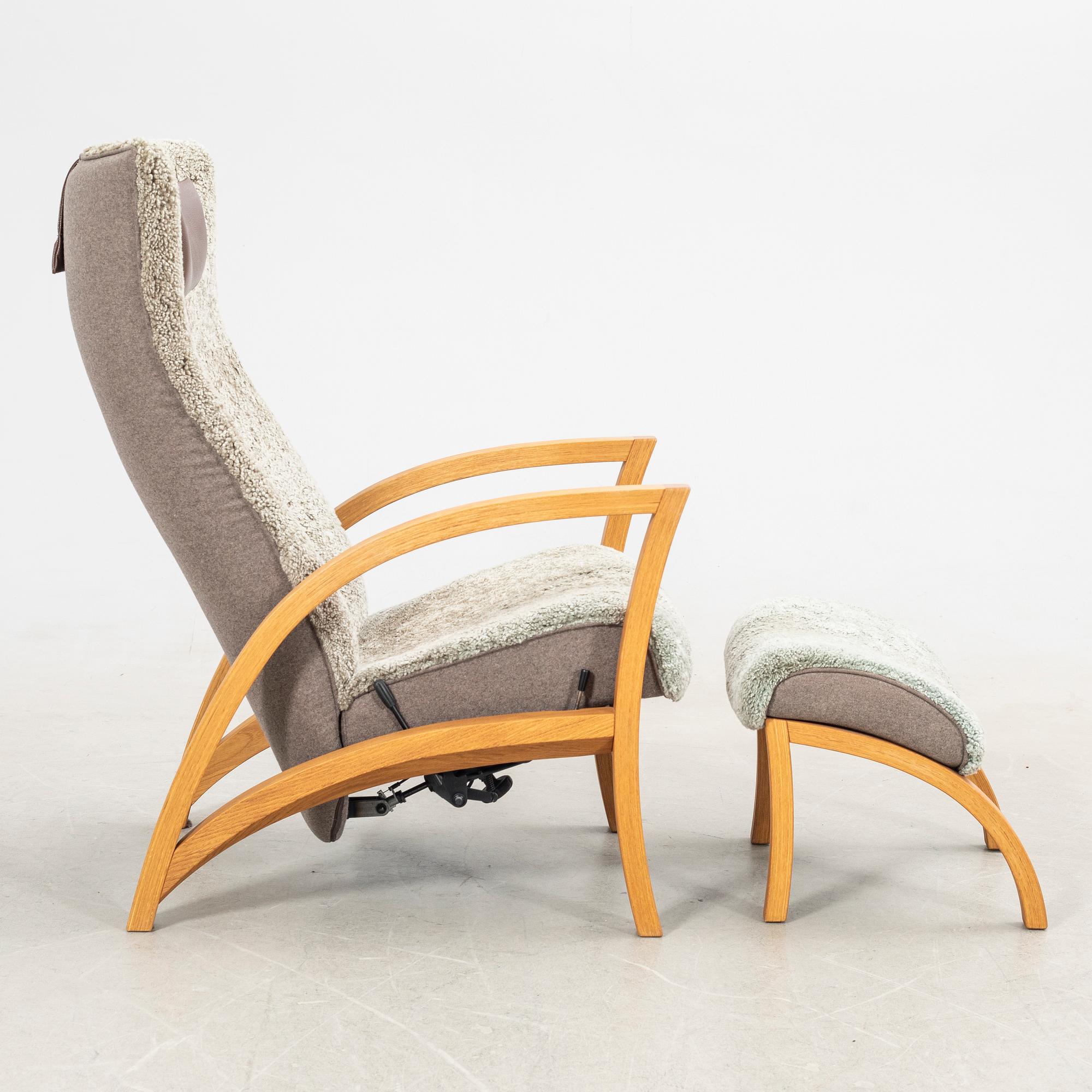 Fåtölj med fotpall, "Focus", Bröderna Andersson, 2000-tal.