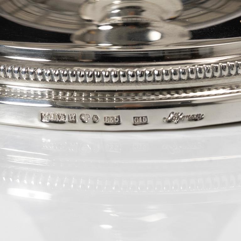 A pair of silver candlesticks, Löfman, MGAB, Uppsala, 1981.