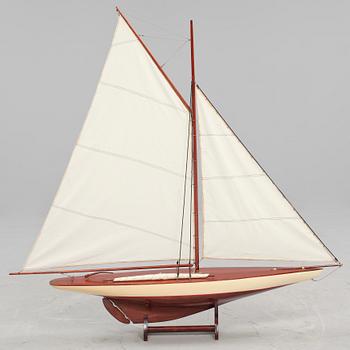 BÅTMODELL, 1900-talets andra hälft.