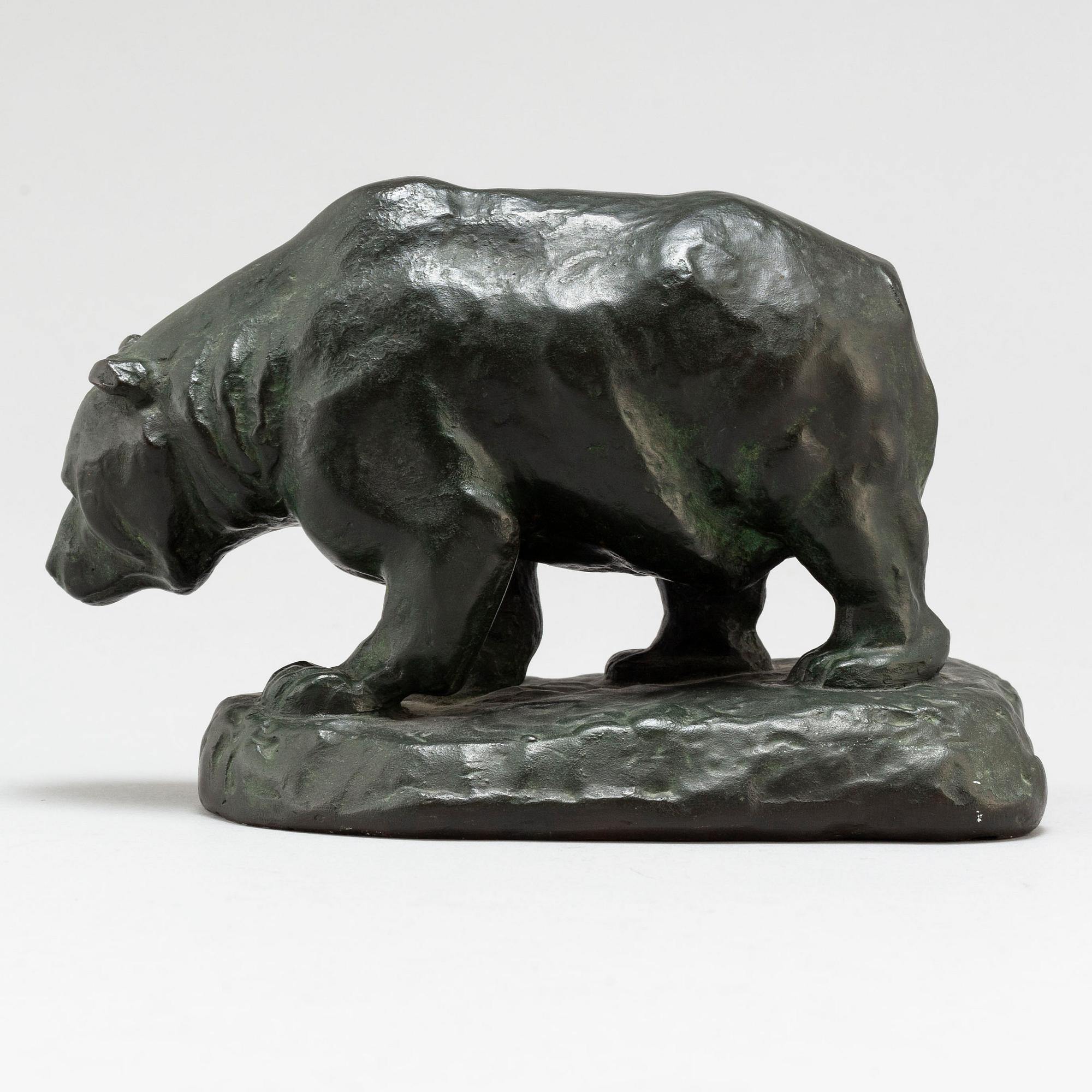 ARVID KNÖPPEL, Sculpture, bronze. Signed, foundry mark Otto Meyers Eftr. Fud.