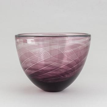Edward Hald, a signed slipgraal glass vase from Orrefors.