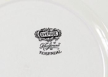 MATSERVIS, flintgods, ca 55 delar. "Sverige", Rörstrand.