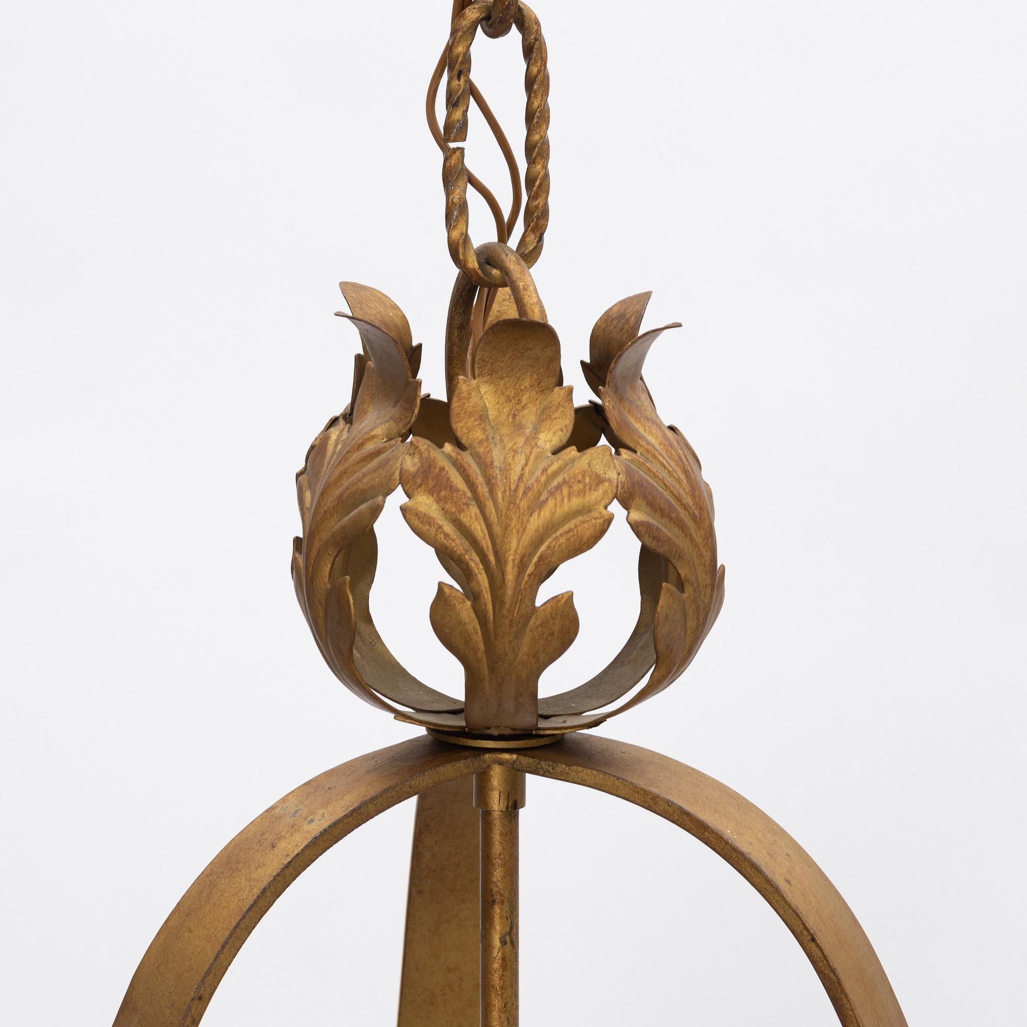 Candle lantern, mid-20th century.