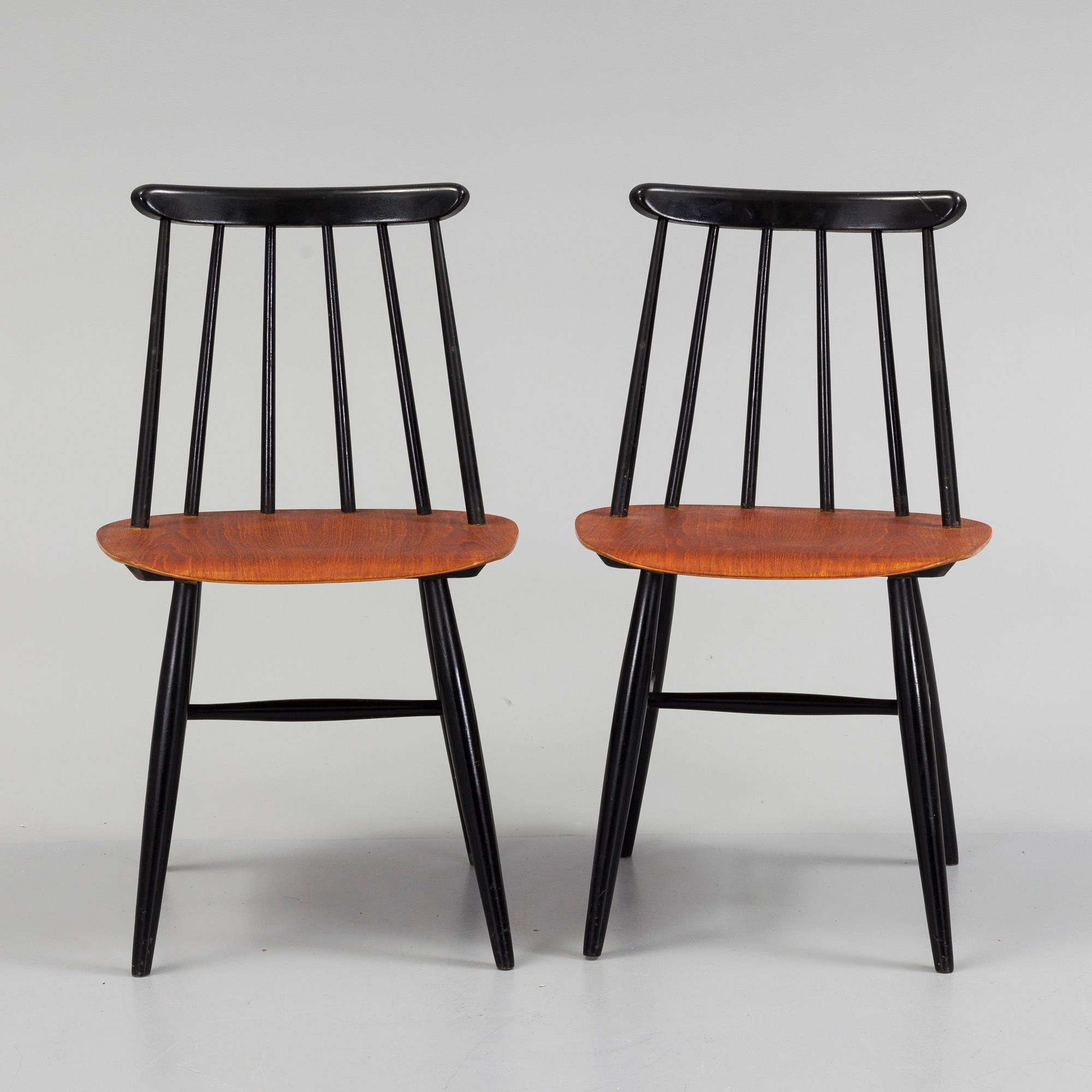 ILMARI TAPIOVAARA, stolar, ett par, Fanett, Edsbyverken, 1900-talets andra hälft.