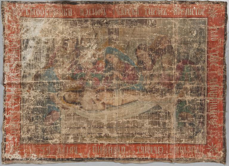 OKÄND KONSTNÄR, olja på duk, troligen Ryssland, 1800-talets senare del.