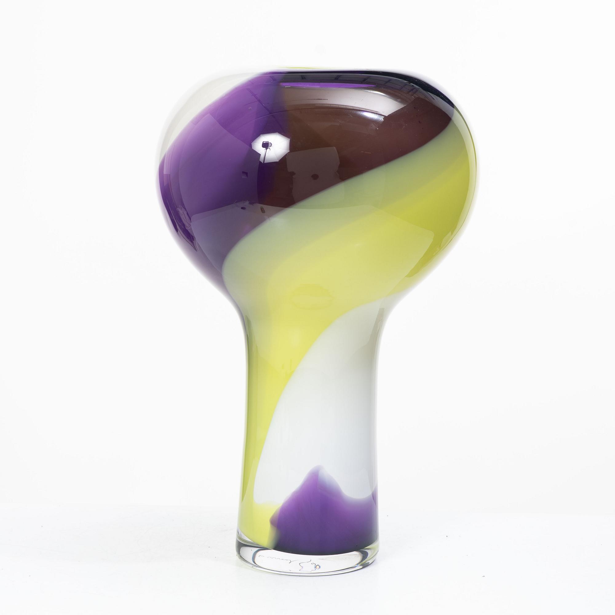 Gunnel Sahlin, vas, "Sun Vase", Kosta Boda.