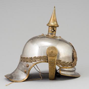 A Swedish Royal cavalry helmet  m/1879-1900-1928, early 20th century.