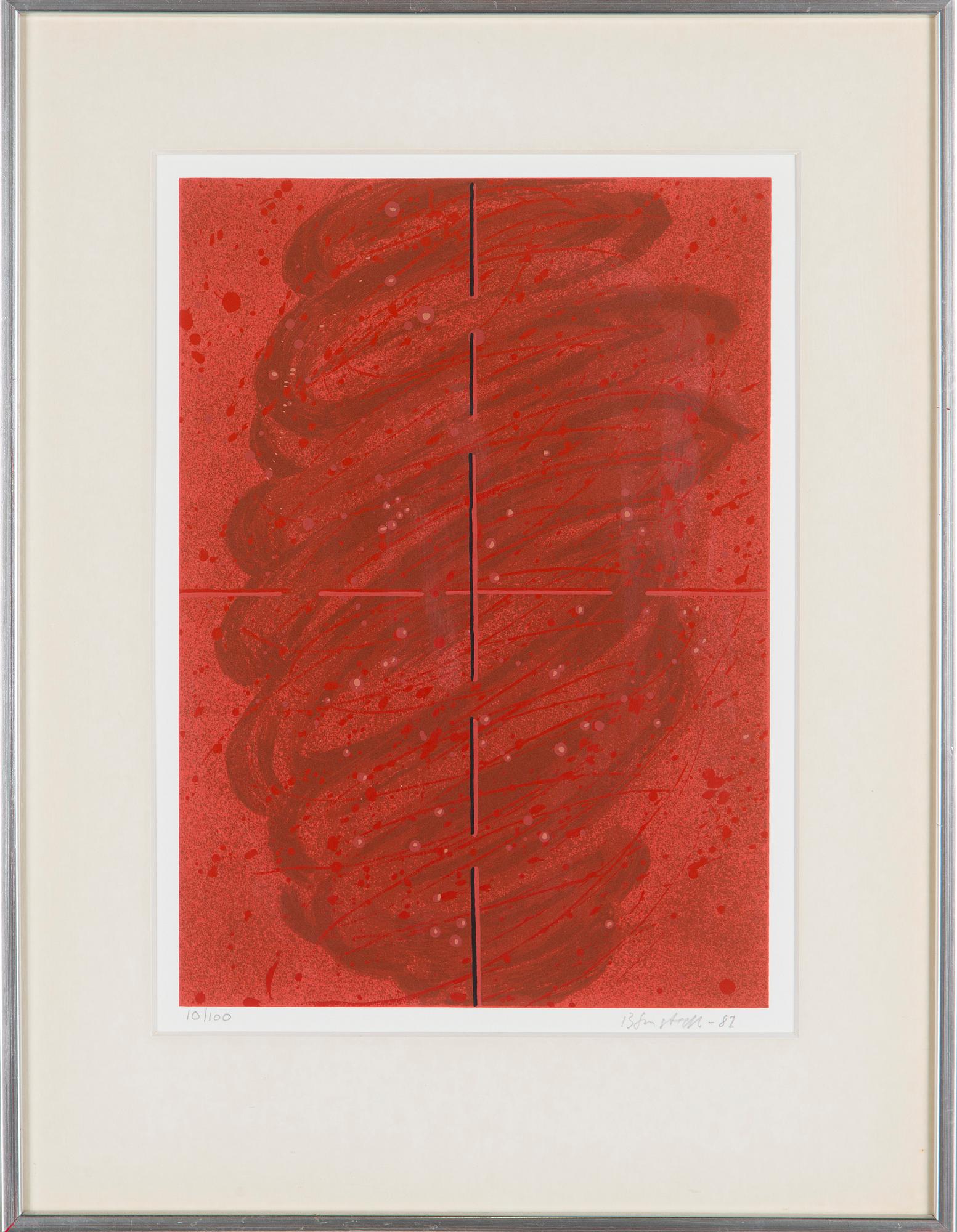 Juhana Blomstedt, Punainen abstrakti sommitelma.