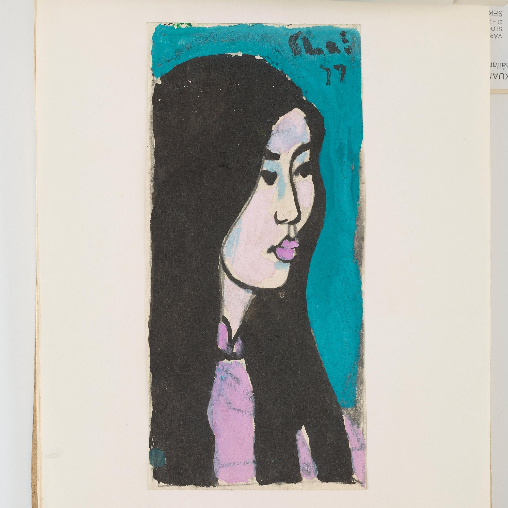 Bui Xuan Phai, Skissbok innehållande 71 st teckningar.