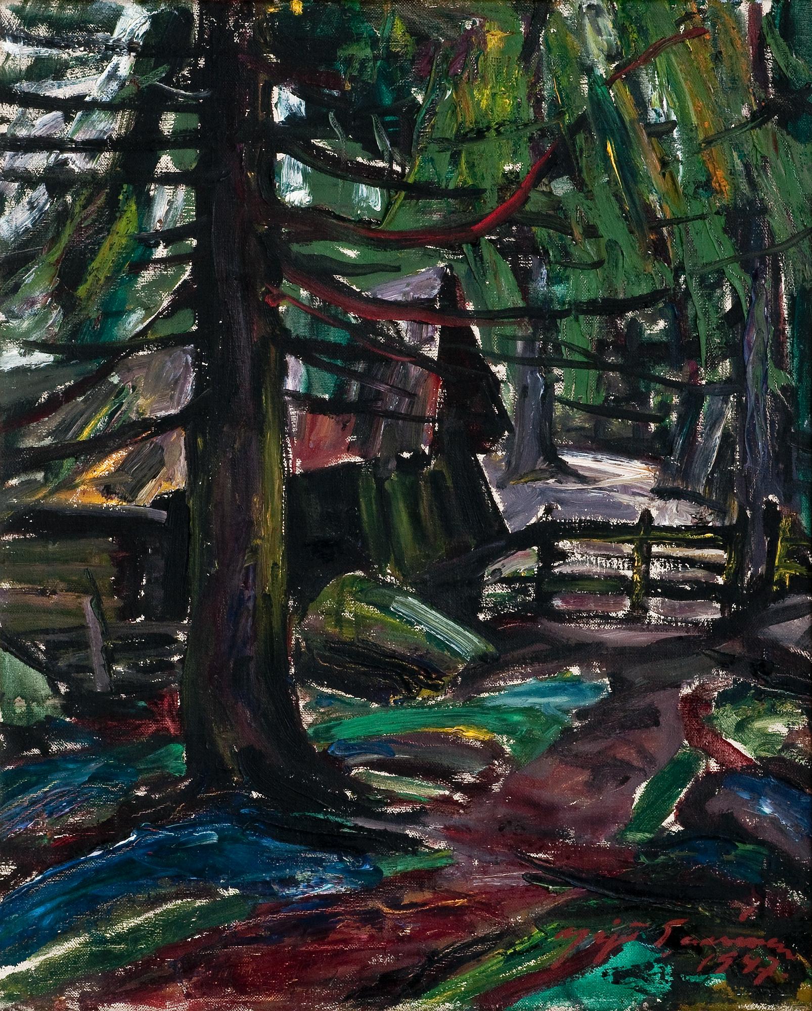 Yrjö Saarinen, SKOGSVÄG.