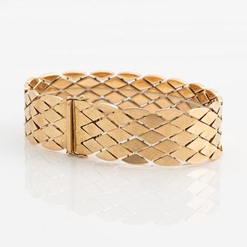 Armlänk, 18K guld, Italien.