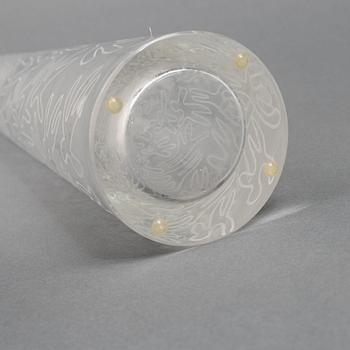 Martti Rytkönen, a glass vase, Orrefors Expo, 2000.