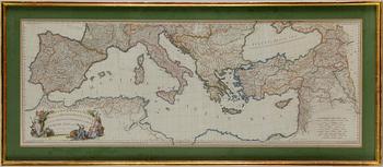MAP/ENGRAVING, after William Faden, 19/20th Century.