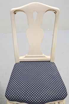 STOLAR, ett par, senbarockstil, 1900-talets slut.